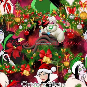 Christmas Villains Cotton Lycra