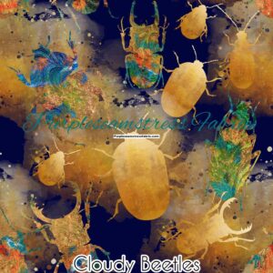 Cloudy Beetles Cotton Lycra