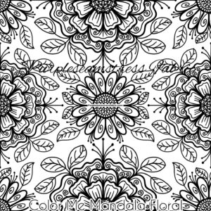 Color Me Mandala Floral Cotton Lycra