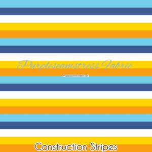 Construction Stripes Cotton Lycra