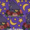 Crafty Cats & Roses Cotton Lycra