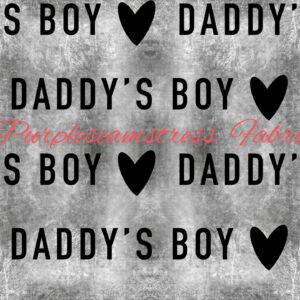 Daddy’s Boy Cotton Lycra