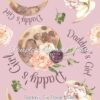 Daddy’s Girl Floral Moon Cotton Lycra