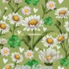 Daisies & Clovers Cotton Lycra