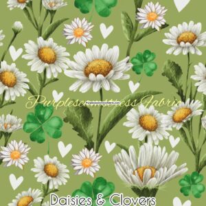 Daisies & Clovers Cotton Lycra