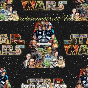 Darth’s Helmet Friends Cotton Lycra