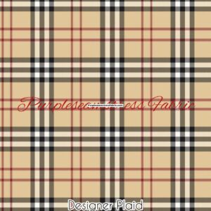 Designer Plaid Cotton Lycra