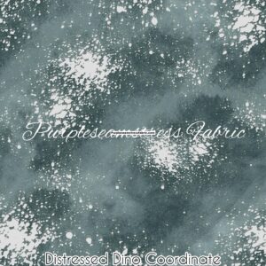 Distressed Dino Coordinate Cotton Lycra