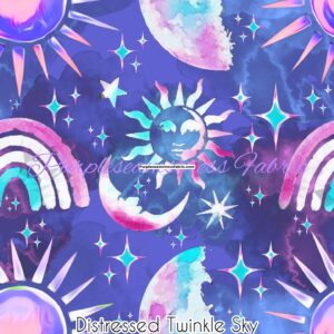 Distressed Twinkle Sky Cotton Lycra