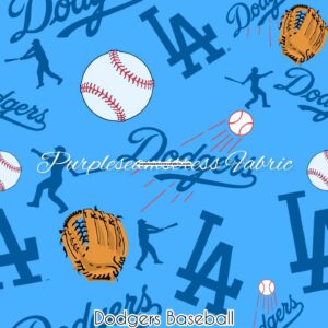 Dodgers Baseball Cotton Lycra