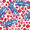 Dodgers Leopard Print Cotton Lycra
