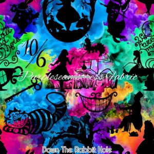 Down The Rabbit Hole Cotton Lycra