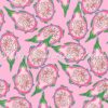 Dragon Fruit On Pink Cotton Lycra