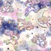 Cloud Dreaming Unicorns Cotton Lycra