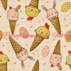 Easter Bunny Cones Cotton Lycra