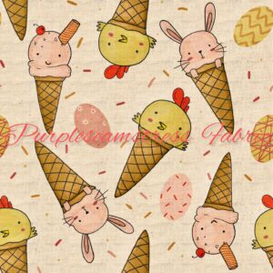 Easter Bunny Cones Cotton Lycra