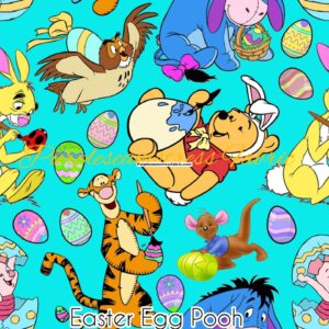 Easter Egg Pooh Cotton Lycra