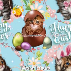 Easter Kittens Cotton Lycra