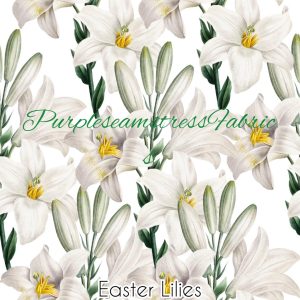 Easter Lilies - Fabric