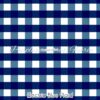 Electric Blue Plaid Cotton Lycra