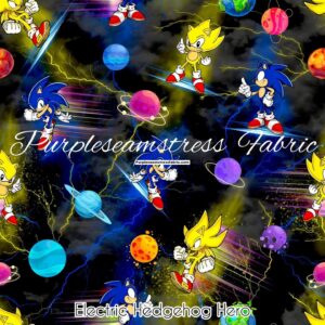 Electric Hedgehog Hero Cotton Lycra