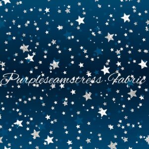 Stars in the Evening Sky Cotton Lycra