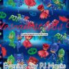 Blue Evening Sky PJ Masks Cotton Lycra