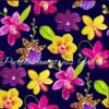 Exotic Orchids Cotton Lycra