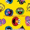 Faces Of Sesame Street Cotton Lycra