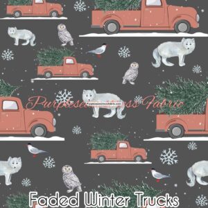 Faded Winter Trucks Cotton Lycra