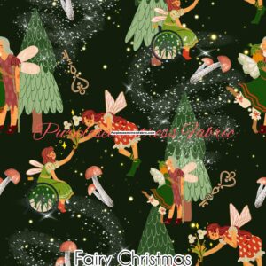 Fairy Christmas Cotton Lycra