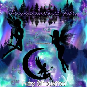 Fairy Silhouettes Cotton Lycra
