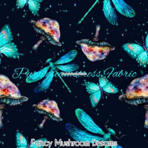 Fancy Mushroom Dreams Cotton Lycra