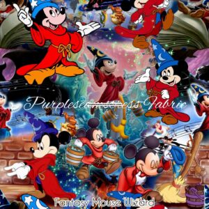 Fantasy Mouse Wizard Cotton Lycra