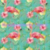 Flamingo Tropics Cotton Lycra