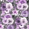 Floral in Lavender Cotton Lycra