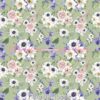 Floral on Sage Cotton Lycra