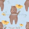 Flower Bear Cotton Lycra