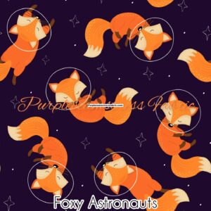 Foxy Astronauts Cotton Lycra