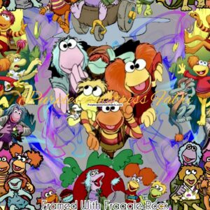 Framed with Fraggle Rock Cotton Lycra