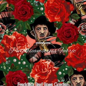 Freddie’s Red Rose Garden Cotton Lycra