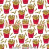 French Fries for All Cotton Lycra