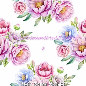 Fresh Spring Peonies - Fabric