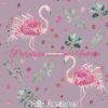 Frilly Flamingos Cotton Lycra