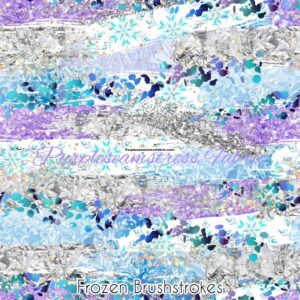 Frozen Brushstrokes Cotton Lycra