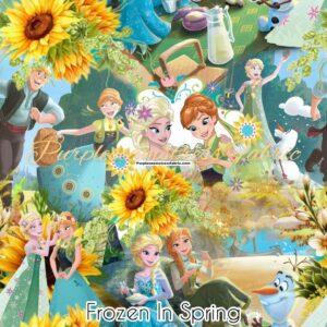 Frozen In Spring Cotton Lycra