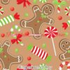 Gingerbread Boy Cotton Lycra
