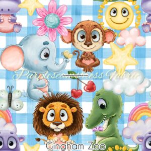 Gingham Zoo Cotton Lycra