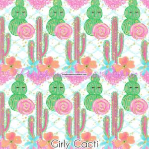 Girly Cacti Cotton Lycra