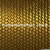 Gold Lame Dragon Scales Cotton Lycra